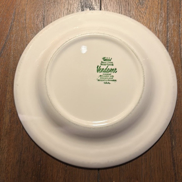 Vintage Brown Transferware 10 inch Plate by Vendome Royal China Mum Pattern - Picture 6 of 13